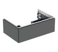 Geberit One meuble sous-vasque 505072003 74 x 50,4 x 47 cm, lave/laqué mat, tiroirs 2000