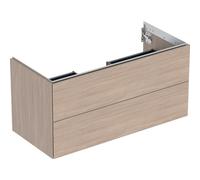 Geberit ONE armoire sous lavabo, 2 tiroirs, 103,6x50,4x47cm, 505.264.00.5, Couleur: ChÃªne / mÃ©lamine structure bois