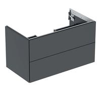 Geberit ONE armoire sous lavabo, 2 tiroirs, 88,8x50,4x47cm, 505.263.00.8, Couleur: noir mat