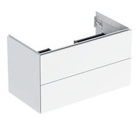 Geberit ONE armoire sous lavabo, 2 tiroirs, 88,8x50,4x47cm, 505263001, Couleur: laqué blanc brillant - CM