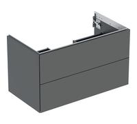 Geberit ONE armoire sous lavabo, 2 tiroirs, 88,8x50,4x47cm, 505263003, Couleur: laque de lave matte - CM