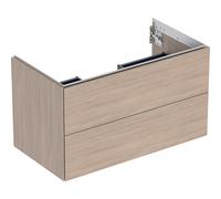 Geberit One meuble sous-vasque 505263005 88,8 x 50,4 x 47 cm, structure en chêne/bois mélaminé, 2 tiroirs