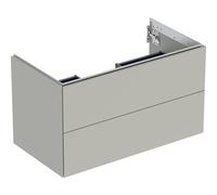 Geberit One meuble sous-vasque 505263007 88,8 x 50,4 x 47 cm, laqué grège/mat, 2 tiroirs