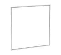 Cadre de finition pour armoire de toilette Geberit ONE, montage encastré, 105 cm, 505.844.00, 505844001, Couleur: blanc / aluminium revÃªtu par poudre - CM