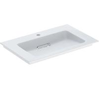 Geberit One CleanDrain lavabo 90x48 cm rectangulaire de meuble blanc 505.006.00.1