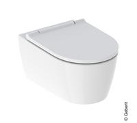 Geberit One mural lavable WC 500201011 avec siège WC , blanc / blanc Keratec