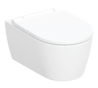 Geberit One cuvette wc avec abattant à descente lente suspendue sans bride avec vortex blanc brillant 500.201.01.1