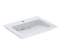 Geberit One lavabo 60x48 cm rectangulaire de meuble blanc brillant 505.002.00.1