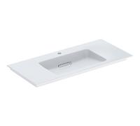 Geberit ONE - Möbelwaschtisch 1050x475mm Abgang horiz mit Hahnl ohne Überl weiß KeraTect/weiß glzd