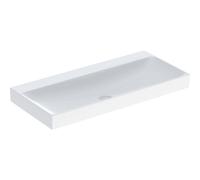 Geberit One lavabo 505021014 105 cm, sans trou pour robinetterie ni trop-plein, blanc KeraTect