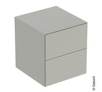 Geberit ONE armoire latérale avec deux tiroirs, 45x49,2x47cm, 505.077.00, Couleur: greige laqué mat