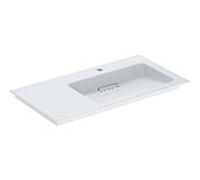 Geberit One meuble lavabo 505009001 90x48cm, sans trop-plein, blanc KeraTect/couvercle blanc , trou à droite
