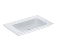 Geberit One meuble lavabo 505011012 75 cm, sans trou pour robinetterie ni trop-plein, blanc KeraTect