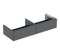 Geberit ONE, meuble sous-lavabo à poser, 2 tiroirs, 133,2x26,6x47cm, 505076003, Couleur: laque de lave matte - CM