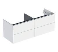 Geberit ONE, meuble sous-lavabo à poser, 4 tiroirs, 133,2x50,4x47cm, 505.266.00.2, Couleur: blanc laqué mat