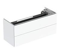 Geberit Armoire sous lavabo ONE 1044×465×396 mm 2 tiroirs suspendue laque brillante blanche