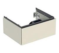 Geberit – Meuble sous-vasque ONE – 1 tiroir, 592×266×470 mm – laqué gris sable brillant – 505071004