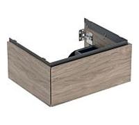 Geberit Meuble sous-vasque ONE 505.071.00.6 - 1 tiroir - Noyer Hickory/mélamine - 59,2×50,4×47 cm