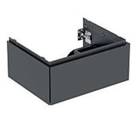 Geberit One meuble sous-vasque 505071008 59,2 x 50,4 x 47 cm, noir mat, tiroirs 2000