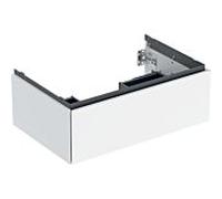 Geberit Meuble sous-vasque ONE 1 tiroir 74×26,6×47 cm blanc laqué brillant 505072001