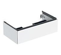 Geberit ONE Armoire sous lavabo 1 tiroir 88,8x26,6x47 cm laqué blanc brillant