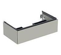 Geberit Meuble sous-vasque ONE - 1 tiroir, 88,8x26,6x47 cm - greige laqué mat (505073007)