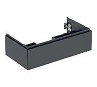 Geberit Meuble sous-vasque ONE – 1 tiroir, 88,8×26,6×47 cm – 505073008, noir mat