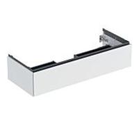 Geberit Meuble sous-vasque ONE 1 tiroir 118,4 x 26,6 x 47 cm blanc laqué mat 505.075.00.2