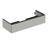 Geberit - Meuble sous-vasque ONE 505.075.00.7, 1 tiroir, 118,4×26,6×47 cm, laqué grège mat