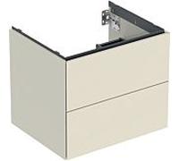 Geberit ONE armoire sous lavabo, 2 tiroirs, 59,2x50,4x47cm, 505.261.00., Coloris: laquÃÂ© gris sable brillant - 505.261.00.4