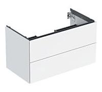 Geberit One meuble sous-vasque 505263001 88,8 x 50,4 x 47 cm, blanc / laqué brillant, 2 tiroirs