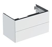Geberit One meuble sous-vasque 505263002 88,8 x 50,4 x 47 cm, blanc / laqué mat, 2 tiroirs