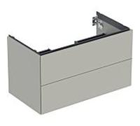 Geberit One meuble sous-vasque 505263007 88,8 x 50,4 x 47 cm, laqué grège/mat, 2 tiroirs