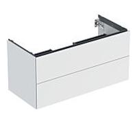 Geberit ONE armoire sous lavabo, 2 tiroirs, 103,6x50,4x47cm, 505264002, Couleur: blanc laqué mat - CM