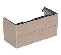 Geberit One meuble sous-vasque 505264005 103,6 x 50,4 x 47 cm, structure en chêne/bois mélaminé, 2 tiroirs