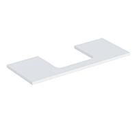Geberit One plan de lavabo 505285002 120 x 3 x 47 cm, blanc / laqué mat, découpe au milieu