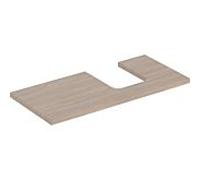 Geberit Plaque de lavabo ONE 505.314.00.5 105×3×47 cm découpe à droite Chêne/mélamine