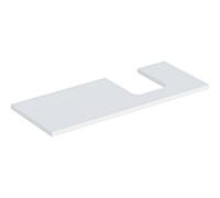 Geberit One plan de lavabo 505315002 120 x 3 x 47 cm, blanc / laqué mat, découpe à droite
