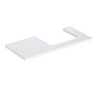 Geberit One plan de lavabo 505324001 105 x 3 x 47 cm, blanc / laqué brillant, découpe à droite