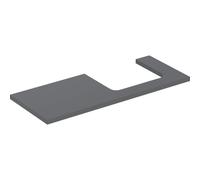 Geberit ONE Plan de lavabo 505.325.00.3 120×3×47 cm découpe à droite laque de lave matte