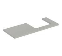 Geberit ONE Plan de lavabo, dÃ©coupe Ã droite, 120x3x47 cm, 505.325.00., Coloris: greige laquÃÂ© mat - 505.325.00.7