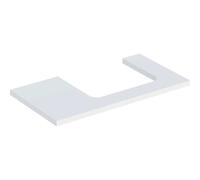 Geberit – Plan de lavabo ONE 505323002 – 90×3×47 cm – découpe à droite – blanc laqué mat