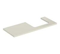 Geberit One plan vasque 505325004 120 x 3 x 47 cm, gris sable/laqué brillant, découpe à droite