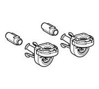 Geberit ONE Set montage mural 243978001 encastré, entraînement à baïonnette