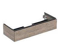 Geberit Meuble sous-vasque ONE 505.075.00.6 118,4×26,6×47 cm 1 tiroir Noyer Hickory/mélamine