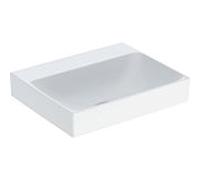 Geberit One vasque à poser 505031016 50cm, sans trop-plein, blanc KeraTect, sans trou pour robinetterie