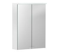 Geberit Option - Basic Spiegelschrank mit Beleuchtung 2 Türen 500x675x140mm weiß