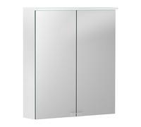 Geberit Option - Basic Spiegelschrank mit Beleuchtung 2 Türen 600x675x140mm weiß