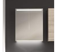 Keramag Armoire de toilette Geberit Option avec éclairage, deux portes, largeur 60 cm, 500582001 - 500.582.00.1