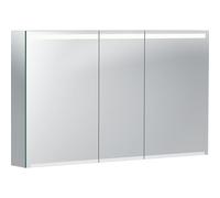 Keramag Armoire de toilette Geberit Option avec éclairage, trois portes, largeur 120 cm, 500207001